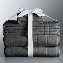 Simply Vera Vera Wang 6-piece Turkish Cotton Bath Towel Set Light Brown -Simply Vera Vera Wang STORE unnamed file 105