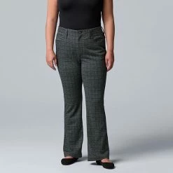 Plus Size Simply Vera Vera Wang High-Rise Ponte Bootcut Vera Black 7 Plus Size Simply Vera Vera Wang High-Rise Ponte Bootcut Vera Black -Simply Vera Vera Wang STORE unnamed file 1196