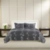 Simply Vera Vera Wang Dark Linear Floral Quilt Or Sham