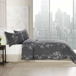 Simply Vera Vera Wang Dark Linear Floral Quilt Or Sham 7 Simply Vera Vera Wang Dark Linear Floral Quilt Or Sham -Simply Vera Vera Wang STORE unnamed file 1232