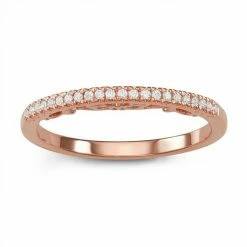 Simply Vera Vera Wang 14k Gold 1/8 Carat T.W. Diamond Wedding Ring Rose -Simply Vera Vera Wang STORE unnamed file 1263