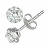Simply Vera Vera Wang 14k White Gold 1/2 Carat T.W. Diamond Stud Earrings