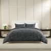 Simply Vera Vera Wang Charcoal Rib Texture Comforter Set With Shams