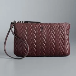 Simply Vera Vera Wang Joyce Wristlet Orange Hibiscus -Simply Vera Vera Wang STORE unnamed file 1288