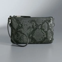 Simply Vera Vera Wang Joyce Wristlet Orange Hibiscus -Simply Vera Vera Wang STORE unnamed file 1289