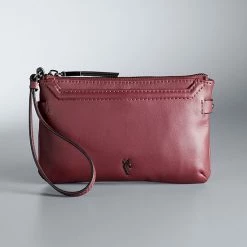 Simply Vera Vera Wang Joyce Wristlet Orange Hibiscus -Simply Vera Vera Wang STORE unnamed file 1292