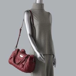 Simply Vera Vera Wang Buena Satchel Bag Quilted Venice Peri -Simply Vera Vera Wang STORE unnamed file 1347