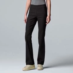 Petite Simply Vera Vera Wang Simply Modern Bootcut Pants Naveena Plum -Simply Vera Vera Wang STORE unnamed file 1355