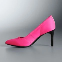 Simply Vera Vera Wang Stevie Women's High Heels Hot Pink -Simply Vera Vera Wang STORE unnamed file 1368