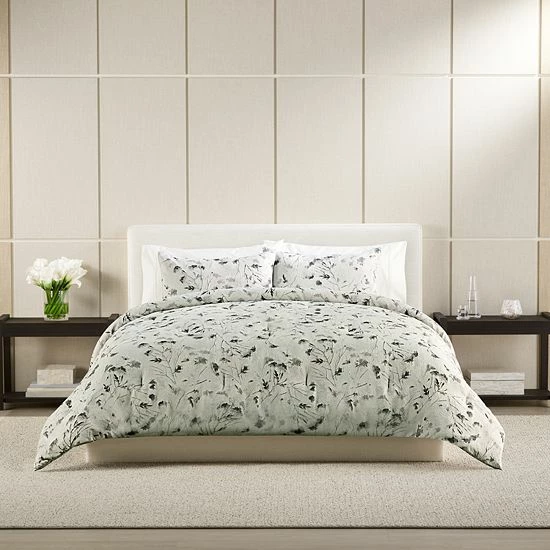 Simply Vera Vera Wang Shadow Leaves Comforter Set With Shams 1 Simply Vera Vera Wang Shadow Leaves Comforter Set With Shams