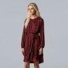 Women's Simply Vera Vera Wang Ruffle Chiffon Dress
