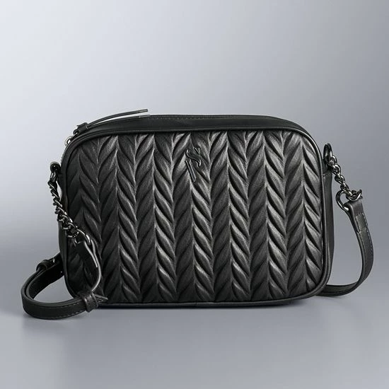 Simply Vera Vera Wang Camera Bag Quilted Tawny Port 4 Simply Vera Vera Wang Camera Bag Quilted Tawny Port - Image 4