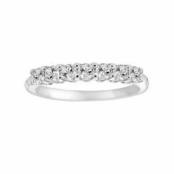 Simply Vera Vera Wang 14k White Gold 1/3 Carat T.W. Diamond Wedding Band