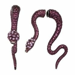 Simply Vera Vera Wang Snake Front Back Earrings Rose Gold Tone -Simply Vera Vera Wang STORE unnamed file 1466