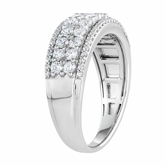 Simply Vera Vera Wang 14k White Gold 1 Carat T.W. Diamond Engagement Ring 2 Simply Vera Vera Wang 14k White Gold 1 Carat T.W. Diamond Engagement Ring - Image 2