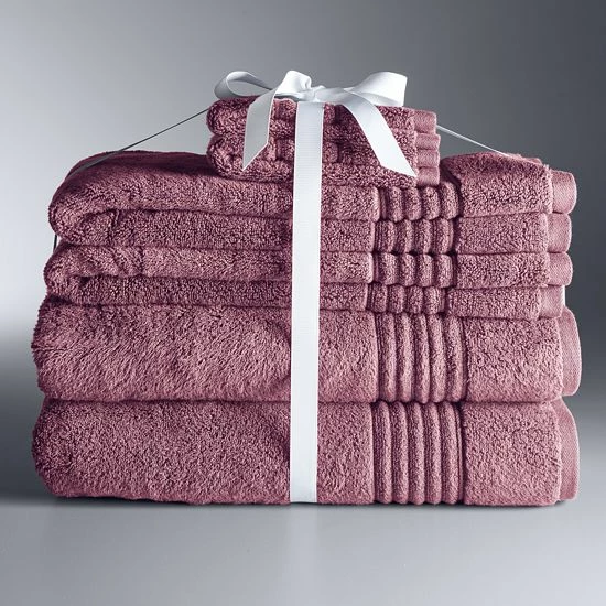 Simply Vera Vera Wang Signature 6-piece Bath Towel Set Silver 5 Simply Vera Vera Wang Signature 6-piece Bath Towel Set Silver - Image 5