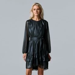 Women's Simply Vera Vera Wang Ruffle Hem Dress