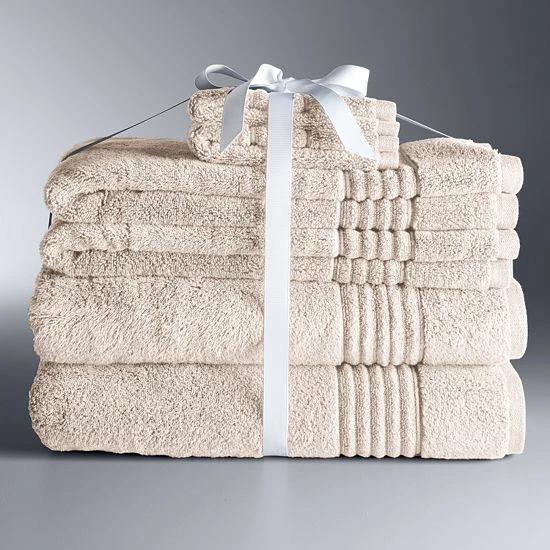 Simply Vera Vera Wang Signature 6-piece Bath Towel Set Silver 13 Simply Vera Vera Wang Signature 6-piece Bath Towel Set Silver - Image 13