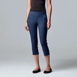 Women's Simply Vera Vera Wang Simply Modern Capri Pants Bellamy Navy 8 Women's Simply Vera Vera Wang Simply Modern Capri Pants Bellamy Navy -Simply Vera Vera Wang STORE unnamed file 1625