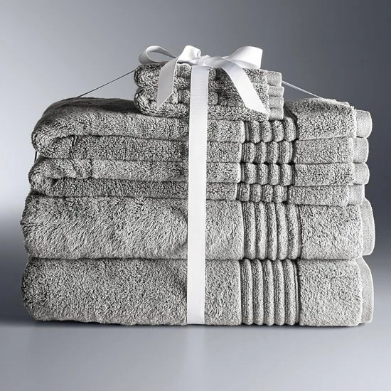 Simply Vera Vera Wang Signature 6-piece Bath Towel Set Silver 20 Simply Vera Vera Wang Signature 6-piece Bath Towel Set Silver - Image 20