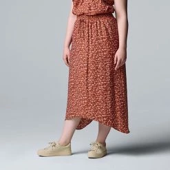 Women's Simply Vera Vera Wang Sharkbite-Hem Midi Skirt Vera Black 7 Women's Simply Vera Vera Wang Sharkbite-Hem Midi Skirt Vera Black -Simply Vera Vera Wang STORE unnamed file 1744