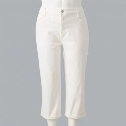 Plus Size Simply Vera Vera Wang Relaxed Boyfriend Crop Jeans Cerritos -Simply Vera Vera Wang STORE unnamed file 1761