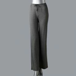 Petite Size Simply Vera Vera Wang Basic Luxury Pajama Pants Black -Simply Vera Vera Wang STORE unnamed file 1805