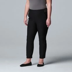 Plus Size Simply Vera Vera Wang Modern Skinny Ankle Pants Vera Black -Simply Vera Vera Wang STORE unnamed file 1827