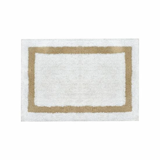 Simply Vera Vera Wang Signature Cotton Border Bath Rug Charcoal 6 Simply Vera Vera Wang Signature Cotton Border Bath Rug Charcoal - Image 6