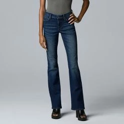 Women's Simply Vera Vera Wang Stretch Bootcut Jeans Glassgow -Simply Vera Vera Wang STORE unnamed file 193