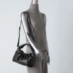 Simply Vera Vera Wang Scrunchy Satchel Bag Dark Denim -Simply Vera Vera Wang STORE unnamed file 1939