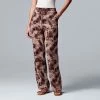 Women's Simply Vera Vera Wang Wide-Leg Pull-On Pants Faded Florals