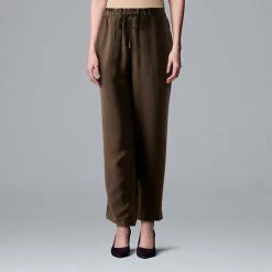 Women's Simply Vera Vera Wang Wide-Leg Pull-On Pants Faded Florals -Simply Vera Vera Wang STORE unnamed file 1976