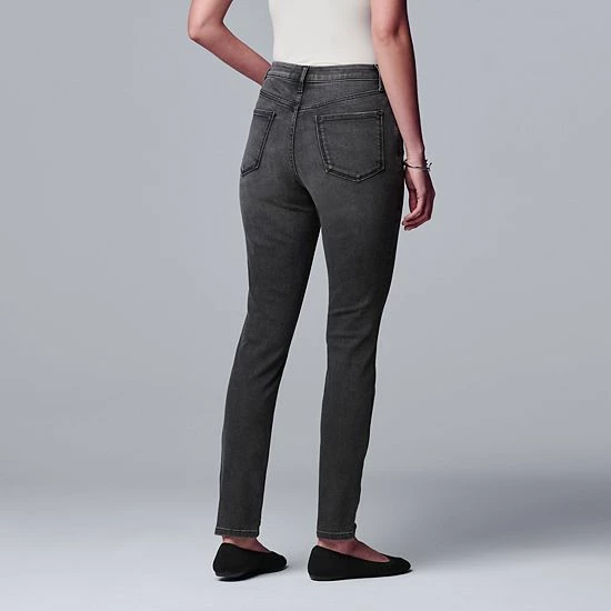 Women's Simply Vera Vera Wang Stretch High-Waisted Skinny Jeans Tennessee 2 Women's Simply Vera Vera Wang Stretch High-Waisted Skinny Jeans Tennessee - Image 2