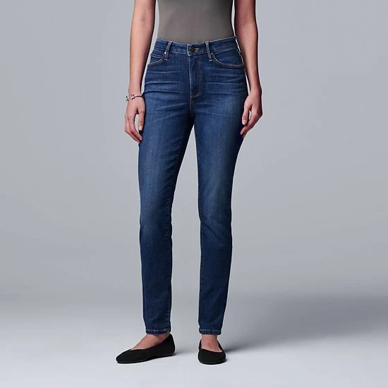 Women's Simply Vera Vera Wang Stretch High-Waisted Skinny Jeans Tennessee 5 Women's Simply Vera Vera Wang Stretch High-Waisted Skinny Jeans Tennessee - Image 5