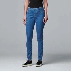Simply Vera Vera Wang Mid Rise All-Day Denim Legging Gray 19 Simply Vera Vera Wang Mid Rise All-Day Denim Legging Gray -Simply Vera Vera Wang STORE unnamed file 208