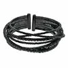 Simply Vera Vera Wang Black Chain Bangle Bracelet