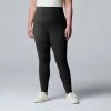 Plus Size Simply Vera Vera Wang Live-In High Rise Shaping Leggings White
