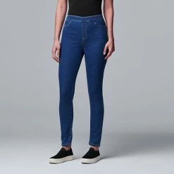 Simply Vera Vera Wang Mid Rise All-Day Denim Legging Gray 22 Simply Vera Vera Wang Mid Rise All-Day Denim Legging Gray -Simply Vera Vera Wang STORE unnamed file 211