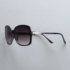 Women's Simply Vera Vera Wang 69mm Carey Large Square Sunglasses Crystal Blue -Simply Vera Vera Wang STORE unnamed file 2126