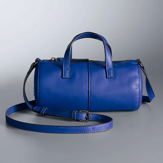 Simply Vera Vera Wang Cylinder Bag Equestrian Red 1 Simply Vera Vera Wang Cylinder Bag Equestrian Red