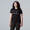 Women's Simply Vera Vera Wang AC/DC Graphic Tee