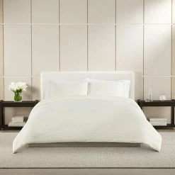 Simply Vera Vera Wang White Jacquard Duvet Cover Set With Shams