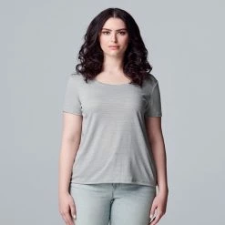 Petite Simply Vera Vera Wang Textured Relaxed Fit Tee Aspire Mauve 12 Petite Simply Vera Vera Wang Textured Relaxed Fit Tee Aspire Mauve -Simply Vera Vera Wang STORE unnamed file 2281