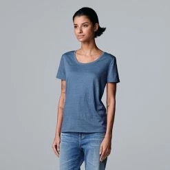 Petite Simply Vera Vera Wang Textured Relaxed Fit Tee Aspire Mauve 16 Petite Simply Vera Vera Wang Textured Relaxed Fit Tee Aspire Mauve -Simply Vera Vera Wang STORE unnamed file 2285