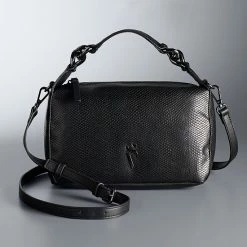 Simply Vera Vera Wang Odele Crossbody Bag Dark Navy Snake -Simply Vera Vera Wang STORE unnamed file 2294