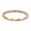 Simply Vera Vera Wang 14k Gold 1/8 Carat T.W. Diamond Wedding Band HI-I2 White