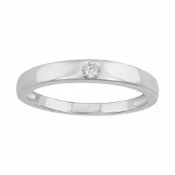 Simply Vera Vera Wang 14k White Gold Diamond Accent Band