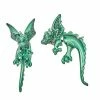 Simply Vera Vera Wang Green Dragon Front-Back Earrings