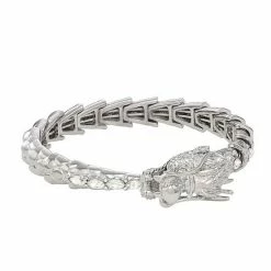 Simply Vera Vera Wang Dragon Bangle Bracelet Silver Tone -Simply Vera Vera Wang STORE unnamed file 2326